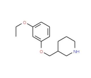3-[(3-Ethoxyphenoxy)methyl]piperidine - chemical structure image