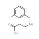 3-[(3-fluorobenzyl)amino]propanoic acid - chemical structure image