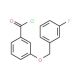 3-[(3-fluorobenzyl)oxy]benzoyl chloride - chemical structure image