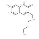 3-[(3-Hydroxy-propylamino)-methyl]-7-methyl-1H-quinolin-2-one - chemical structure image