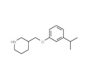 3-[(3-Isopropylphenoxy)methyl]piperidine - chemical structure image