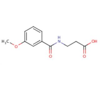 3-[(3-methoxybenzoyl)amino]propanoic acid (CAS 914773-50-5) - chemical structure image