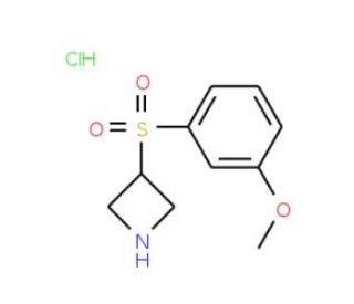 3-[(3-Methoxyphenyl)sulfonyl]azetidinehydrochloride - chemical structure image