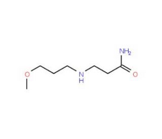 3-[(3-Methoxypropyl)amino]propanamide - chemical structure image