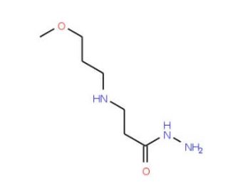 3-[(3-Methoxypropyl)amino]propanohydrazide - chemical structure image