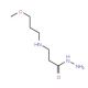 3-[(3-Methoxypropyl)amino]propanohydrazide - chemical structure image