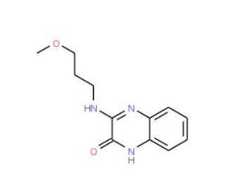 3-[(3-methoxypropyl)amino]quinoxalin-2(1H)-one - chemical structure image