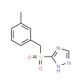 3-[(3-Methylbenzyl)sulfonyl]-1H-1,2,4-triazole (CAS 339105-87-2) - chemical structure image