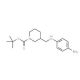 3-[(4-amino-phenylamino)-methyl]- piperidine-1-carboxylic acid tert-butyl ester (CAS 1159976-35-8) - chemical structure image