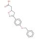 3-[(4-Benzyloxy)phenyl]-4,5-dihydro-5-isoxazole acetic acid - chemical structure image