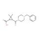3-[(4-Benzylpiperazin-1-yl)carbonyl]-2,2-dimethylcyclopropanecarboxylic acid - chemical structure image