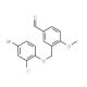 3-[(4-Bromo-2-chlorophenoxy)methyl]-4-methoxybenzaldehyde - chemical structure image