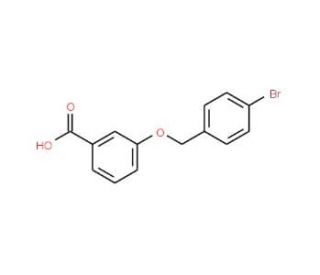 3-[(4-Bromobenzyl)oxy]benzoic acid - chemical structure image