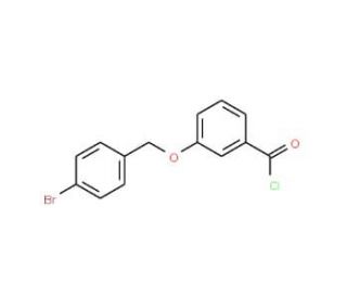 3-[(4-bromobenzyl)oxy]benzoyl chloride - chemical structure image
