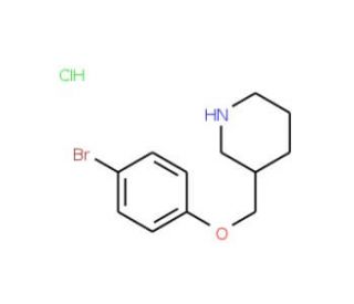 3-[(4-Bromophenoxy)methyl]piperidine hydrochloride - chemical structure image