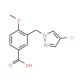3-[(4-Chloro-1H-pyrazol-1-yl)methyl]-4-methoxybenzoic acid - chemical structure image