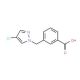 3-[(4-Chloro-1H-pyrazol-1-yl)methyl]benzoic acid - chemical structure image
