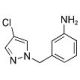 {3-[(4-chloro-1H-pyrazol-1-yl)methyl]phenyl}amine - chemical structure image