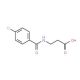 3-[(4-chlorobenzoyl)amino]propanoic acid - chemical structure image