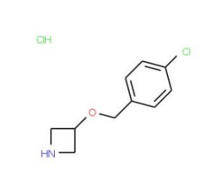 3-[(4-Chlorobenzyl)oxy]azetidine hydrochloride (CAS 897019-60-2) - chemical structure image