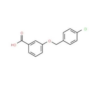 3-[(4-Chlorobenzyl)oxy]benzoic acid - chemical structure image