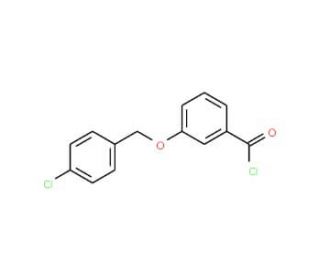 3-[(4-chlorobenzyl)oxy]benzoyl chloride - chemical structure image