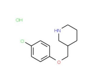 3-[(4-Chlorophenoxy)methyl]piperidine hydrochloride - chemical structure image