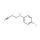 3-[(4-chlorophenyl)amino]propanenitrile (CAS 41833-57-2) - chemical structure image