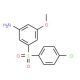3-[(4-Chlorophenyl)sulfonyl]-5-methoxyaniline - chemical structure image