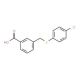 3-{[(4-chlorophenyl)thio]methyl}benzoic acid (CAS 30082-41-8) - chemical structure image