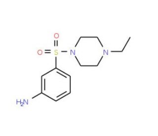 3-[(4-ethylpiperazin-1-yl)sulfonyl]aniline - chemical structure image
