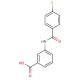 3-[(4-fluorobenzoyl)amino]benzoic acid - chemical structure image