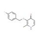 3-[(4-Fluorobenzyl)oxy]-2-methyl-4(1H)-pyridinone - chemical structure image