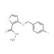 3-[(4-Fluorobenzyl)oxy]-2-thiophenecarbohydrazide - chemical structure image