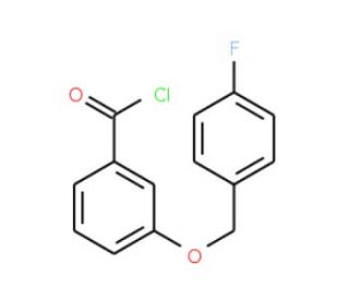 3-[(4-fluorobenzyl)oxy]benzoyl chloride - chemical structure image