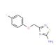 3-[(4-Fluorophenoxy)methyl]-1,2,4-thiadiazol-5-amine - chemical structure image