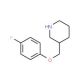 3-[(4-Fluorophenoxy)methyl]piperidine (CAS 142220-38-0) - chemical structure image