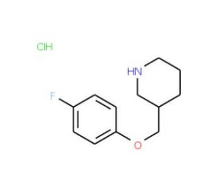3-[(4-Fluorophenoxy)methyl]piperidine hydrochloride - chemical structure image