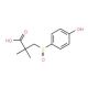 3-[(4-Hydroxyphenyl)sulfinyl]-2,2-dimethylpropanoic acid - chemical structure image