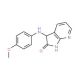 3-[(4-Methoxyphenyl)amino]-1,3-dihydro-2H-pyrrolo[2,3-b]pyridin-2-one - chemical structure image