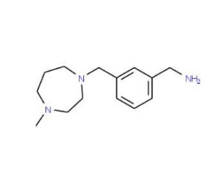 3-[(4-Methylhomopiperazin-1-yl)methyl]benzylamine (CAS 915707-48-1) - chemical structure image