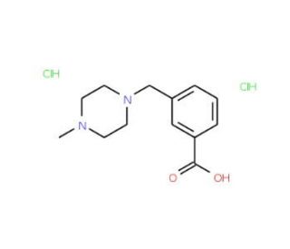 3-[(4-methylpiperazin-1-yl)methyl]benzoic acid dihydrochloride - chemical structure image