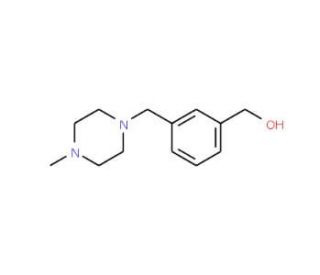 3-[(4-Methylpiperazin-1-yl)methyl]benzyl alcohol (CAS 622381-66-2) - chemical structure image