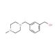 3-[(4-Methylpiperazin-1-yl)methyl]benzyl alcohol (CAS 622381-66-2) - chemical structure image