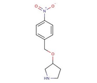 3-[(4-Nitrobenzyl)oxy]pyrrolidine - chemical structure image