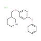 3-[(4-Phenoxyphenoxy)methyl]piperidine hydrochloride - chemical structure image