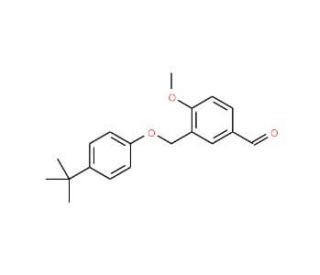 3-[(4-tert-Butylphenoxy)methyl]-4-methoxybenzaldehyde - chemical structure image
