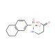 3-[(5,6,7,8-tetrahydronaphthalen-2-ylsulfonyl)amino]propanoic acid - chemical structure image