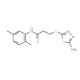 3-[(5-amino-1,3,4-thiadiazol-2-yl)thio]-N-(2,5-dimethylphenyl)propanamide - chemical structure image