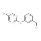 3-[(5-Bromo-2-pyrimidinyl)oxy]benzenecarbaldehyde - chemical structure image